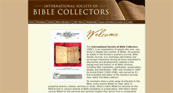 Desktop Screenshot of biblecollectors.org